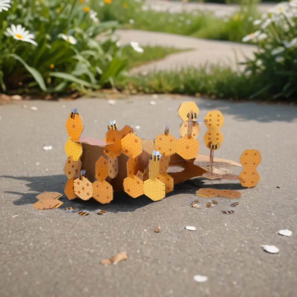 Build-a-Cardboard-Beehive-Sculpture-pic2