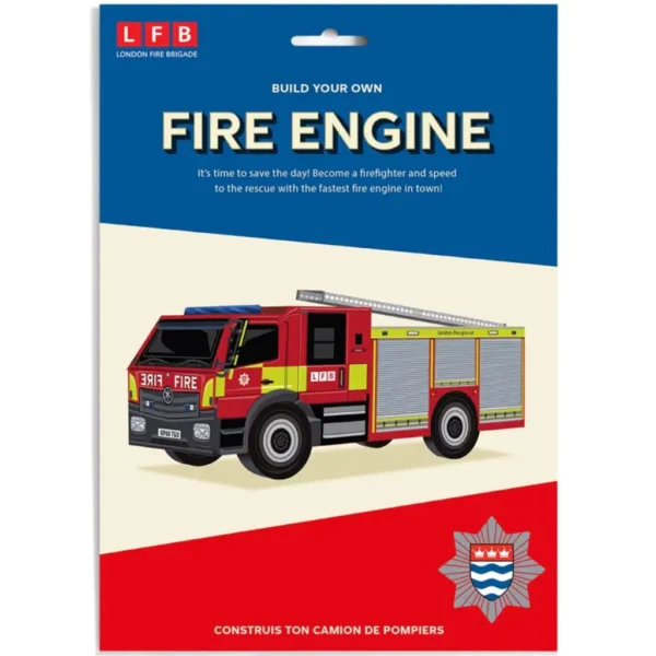 Cardboard-Fire-Engine-Model-Kit