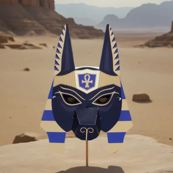 Cardboard-Mask-of-Egyptian-god-Anubis