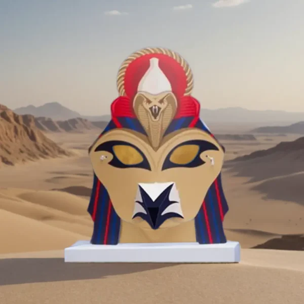 Cardboard-Mask-of-Egyptian-god-Horus